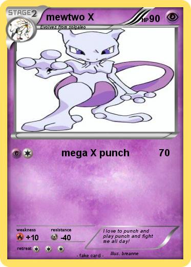 Pokemon mewtwo X