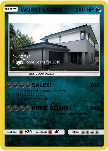 Pokemon WORST LOANS