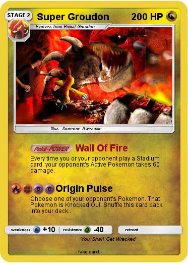 Pokemon Super Groudon