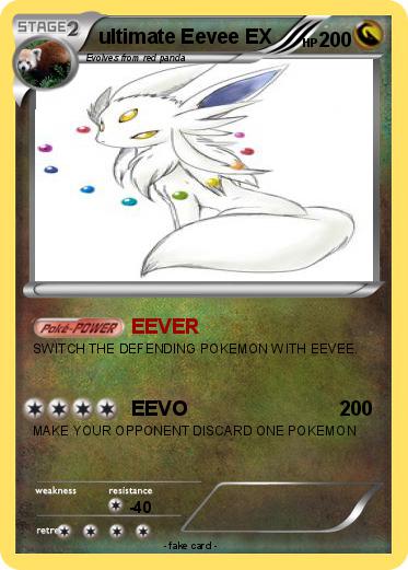 Pokemon ultimate Eevee EX