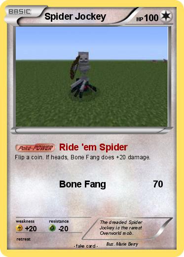 Pokemon Spider Jockey