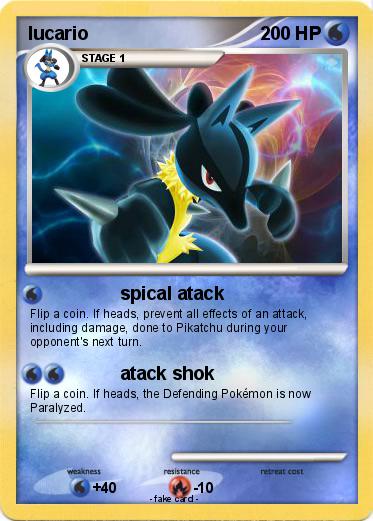 Pokemon lucario