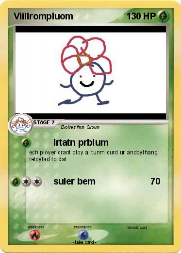 Pokemon Viillrompluom