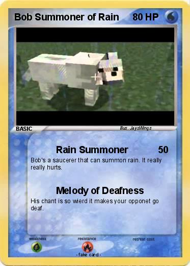 Pokemon Bob Summoner of Rain