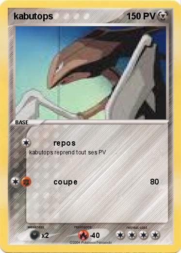 Pokemon kabutops