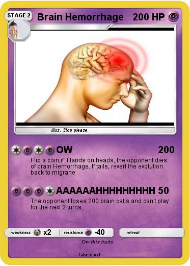 Pokemon Brain Hemorrhage