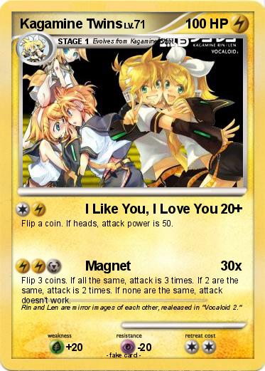Pokemon Kagamine Twins
