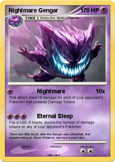 Pokemon Nightmare Gengar