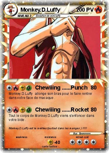 Pokemon Monkey.D.Luffy