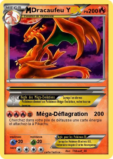 Pokemon Dracaufeu Y
