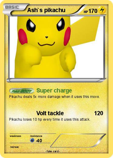 Pokemon Ash`s pikachu