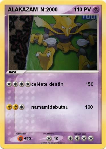 Pokemon ALAKAZAM  N:2000