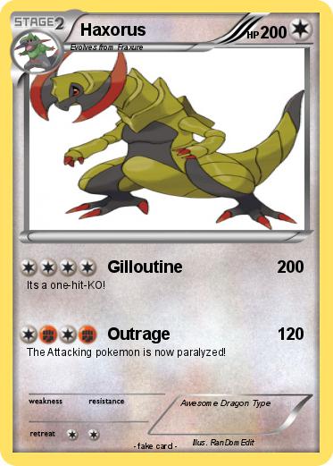 Pokemon Haxorus