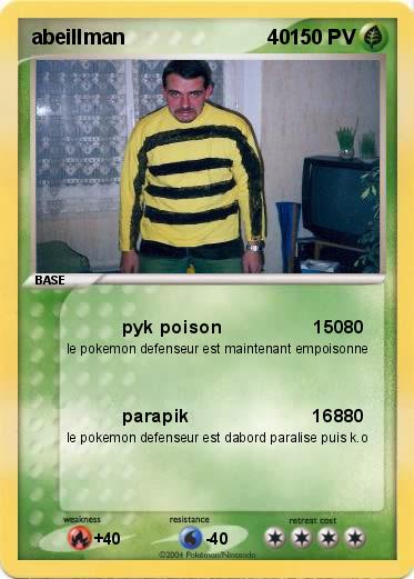 Pokemon abeillman                         40