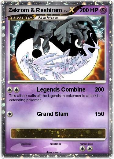 Pokemon Zekrom & Reshiram
