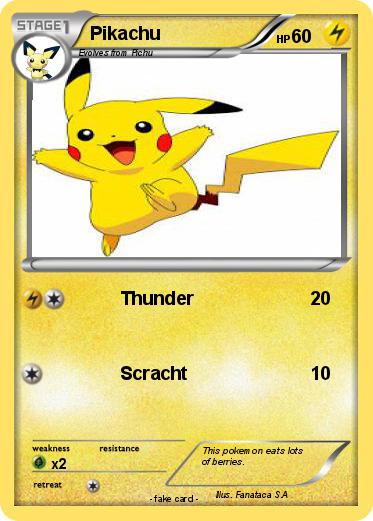 Pokemon Pikachu