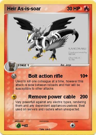 Pokemon Heir As-is-soar