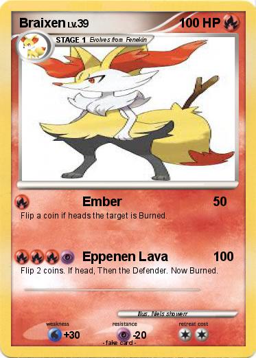 Pokemon Braixen
