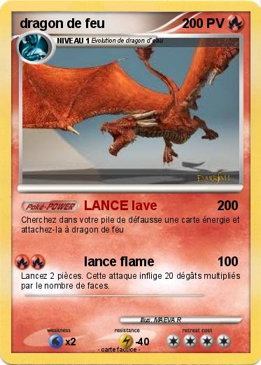 Pokemon dragon de feu