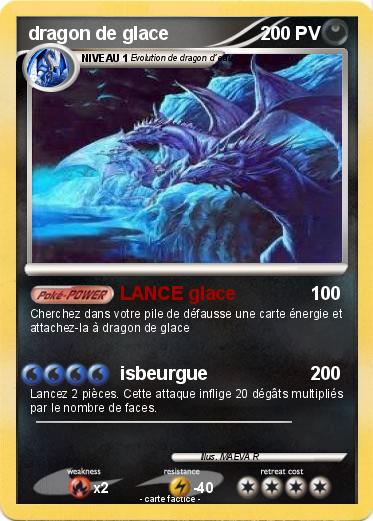 Pokemon dragon de glace