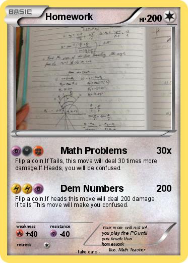 Pokemon Homework