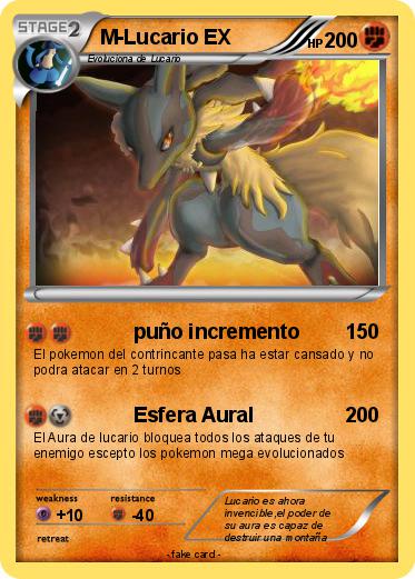 Pokemon M-Lucario EX