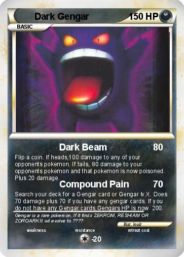 Pokemon Dark Gengar