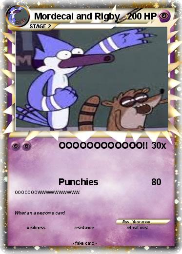 Pokemon Mordecai and Rigby