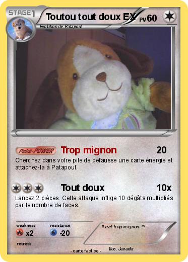 Pokemon Toutou tout doux EX