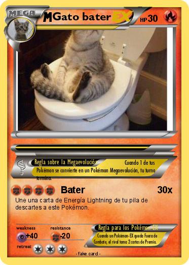Pokemon Gato bater