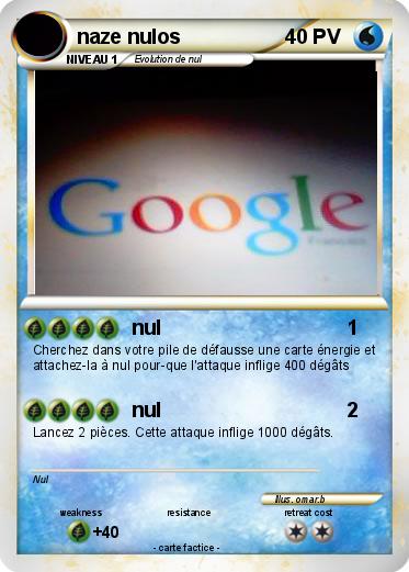 Pokemon naze nulos