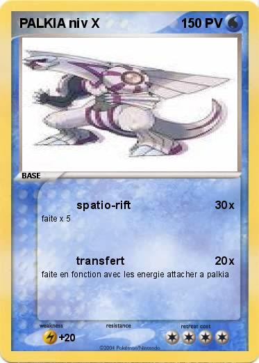 Pokemon PALKIA niv X