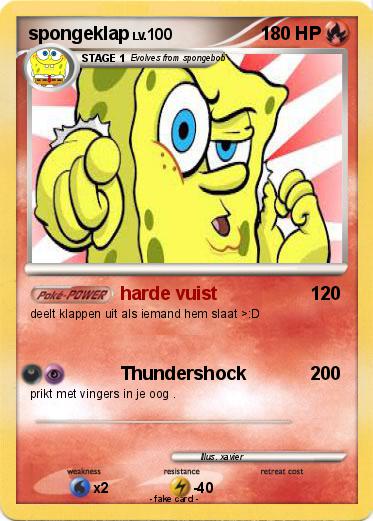 Pokemon spongeklap