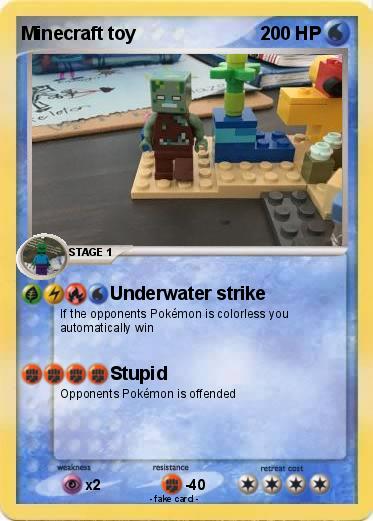 Pokemon Minecraft toy