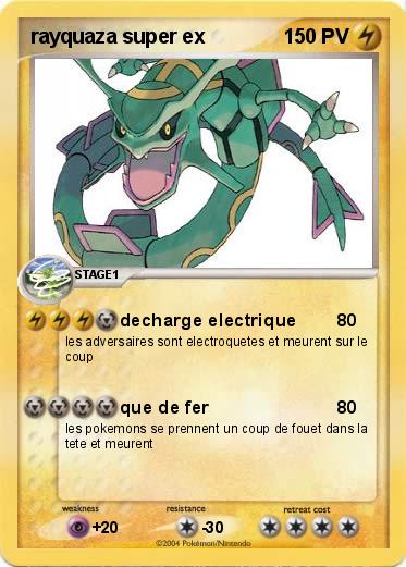 Pokemon rayquaza super ex
