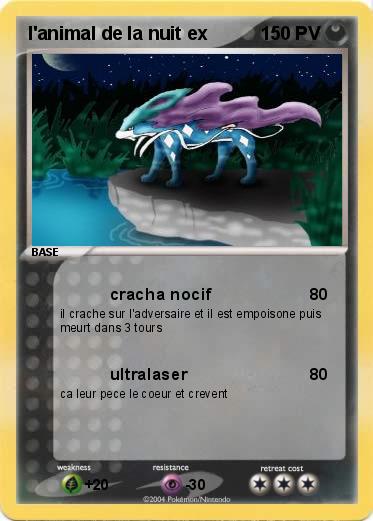 Pokemon l'animal de la nuit ex