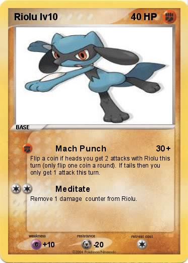 Pokemon Riolu lv10