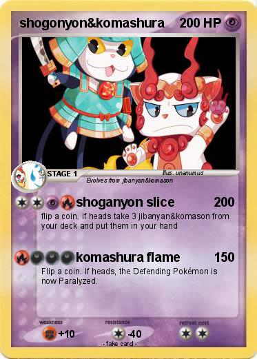 Pokemon shogonyon&komashura