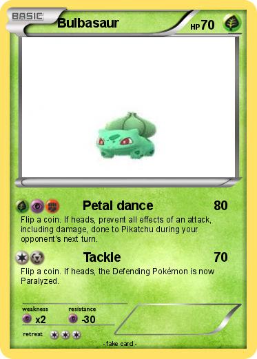 Pokemon Bulbasaur