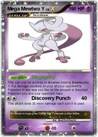 Pokemon Mega Mewtwo Y