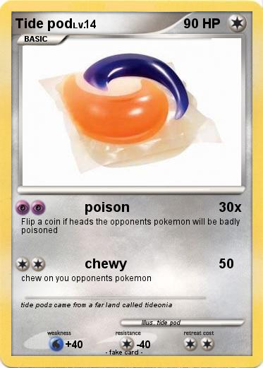 Pokemon Tide pod