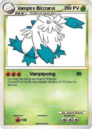 Pokemon Vampire Blizzaroi