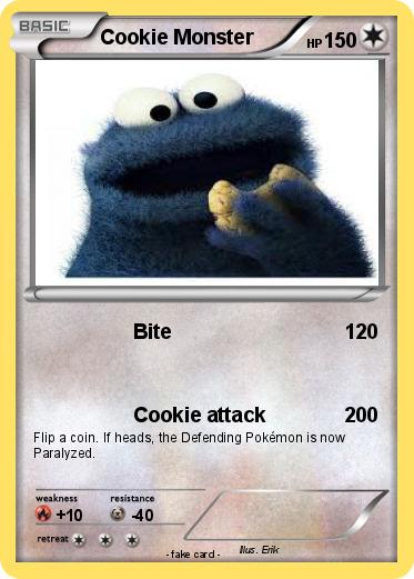 Pokemon Cookie Monster