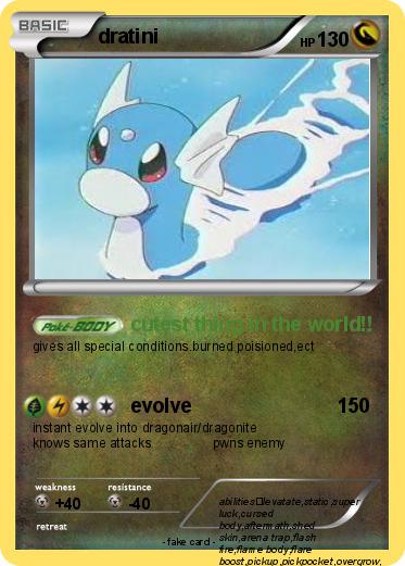 Pokemon dratini