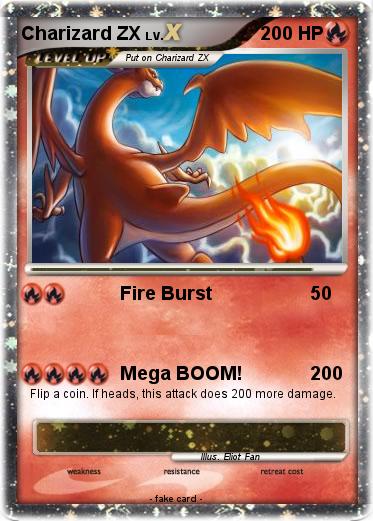 Pokemon Charizard ZX