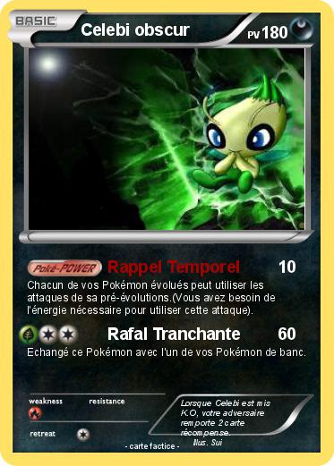 Pokemon Celebi obscur