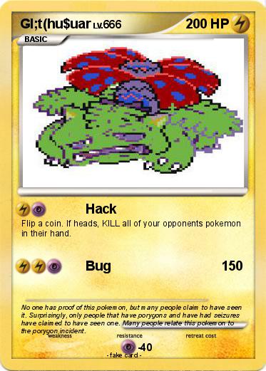 Pokemon Gl;t(hu$uar