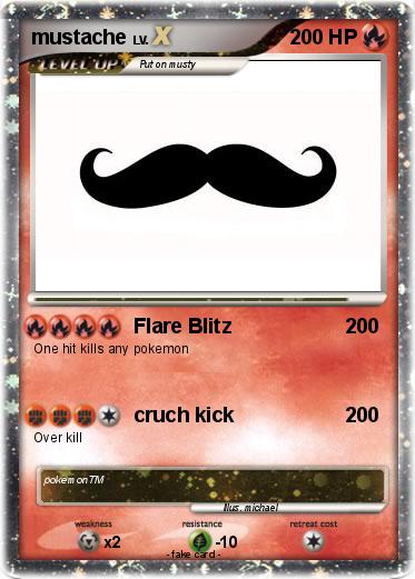 Pokemon mustache