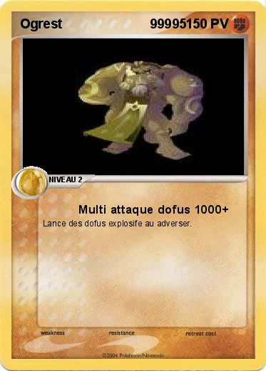 Pokemon Ogrest                        99995