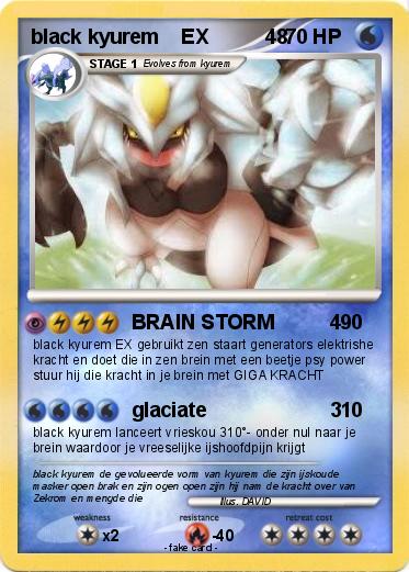 Pokemon black kyurem    EX          48